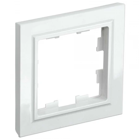 BRITE Рамка 1-местная РУ-1-БрБ белый BR-M12-K01-PRO