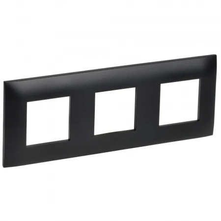 SKANDY Рамка 3-местная SK-F03Bl черный IEK SK-M32-K02