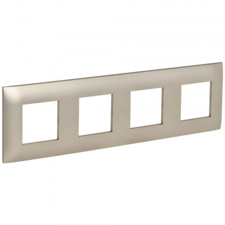 SKANDY Рамка 4-местная SK-F04Sh шампань IEK SK-M42-K37
