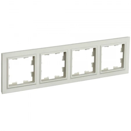 BRITE Рамка 4-местная РУ-4-БрКр бежевый IEK BR-M42-K10