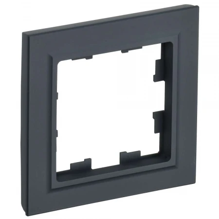 BRITE Рамка 1-местная РУ-1-БрГ графит IEK BR-M12-K53