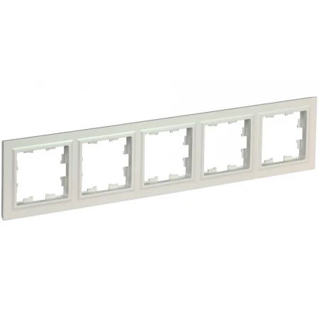 BRITE Рамка 5-местная РУ-5-БрЖ жемчуг IEK BR-M52-K36