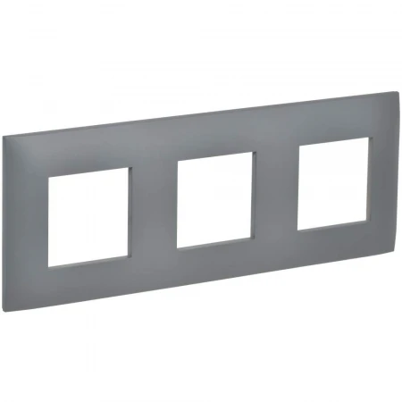 SKANDY Рамка 3-местная SK-F03Gr серый IEK SK-M32-K03