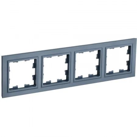 BRITE Рамка 4-местная РУ-4-БрМ маренго IEK BR-M42-K35