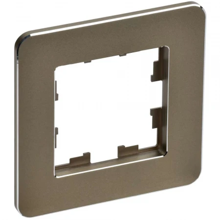 BRITE Рамка 1-местная РУ-1-1-Бр металл латунь RE IEK BR-M12-M-01-K49