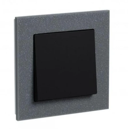 Рамка 1-постовая Systeme Electric AtlasDesign Nature айс грей ATN343201