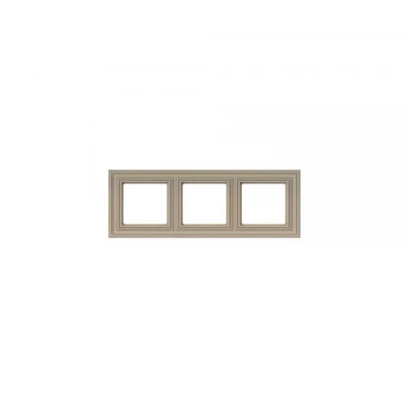 Рамка 3-постовая Liregus Retro кремовый омбре 29-150