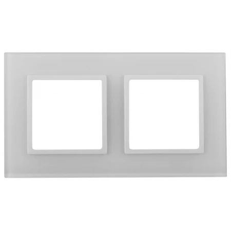 Рамка 2-постовая ЭРА Elegance 14-5102-01 Б0034488