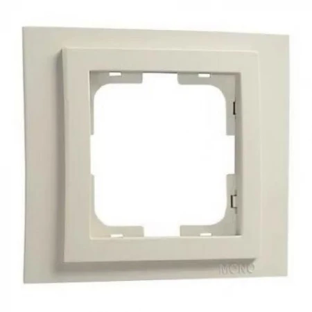 Рамка 1-постовая Mono Electric Larissa слоновая кость 103-010100-160