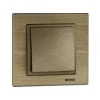 Рамка 1-постовая Mono Electric Style Aluminium бронза 107-810000-160 Рамка 1-постовая Mono Electric Style Aluminium бронза 107-810000-160