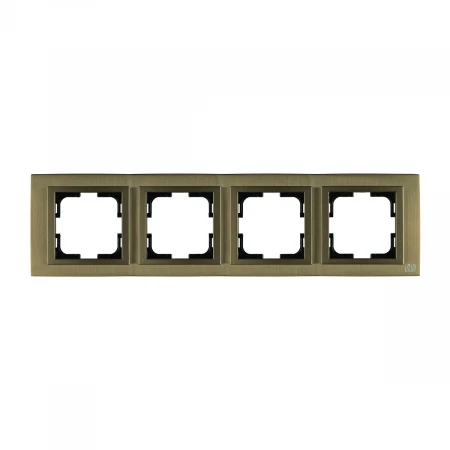 Рамка 4-постовая Mono Electric Chrome бронза 106-430000-163