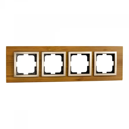 Рамка 4-постовая Mono Electric Style бамбук 107-530000-163