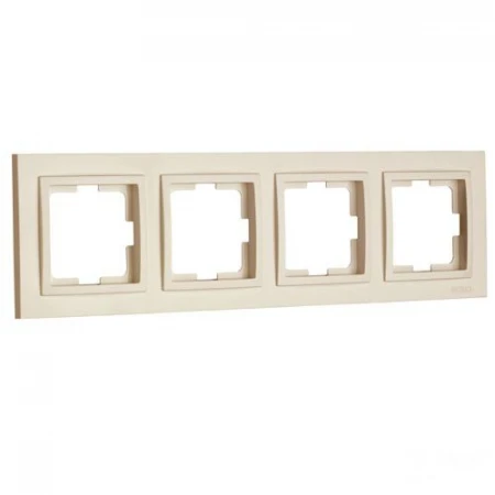 Рамка 4-постовая Mono Electric Despina крем 102-170000-163