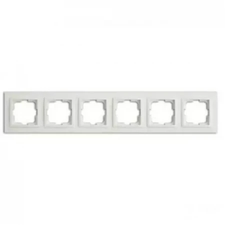 Рамка 6-постовая Mono Electric Despina слоновая кость 102-010000-166