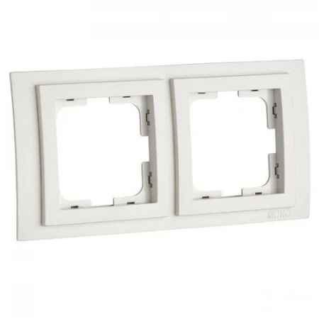Рамка 2-постовая Mono Electric Larissa слоновая кость 103-010100-161