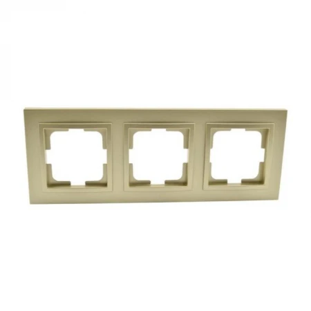 Рамка 3-постовая Mono Electric Despina бронза 102-230000-162