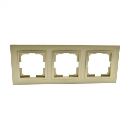 Рамка 3-постовая Mono Electric Despina титан 102-220000-162