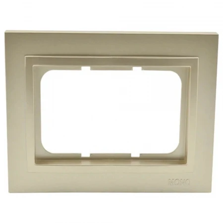 Рамка двойная Mono Electric Despina титан 102-220000-165
