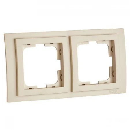 Рамка 2-постовая Mono Electric Despina крем 102-170000-161