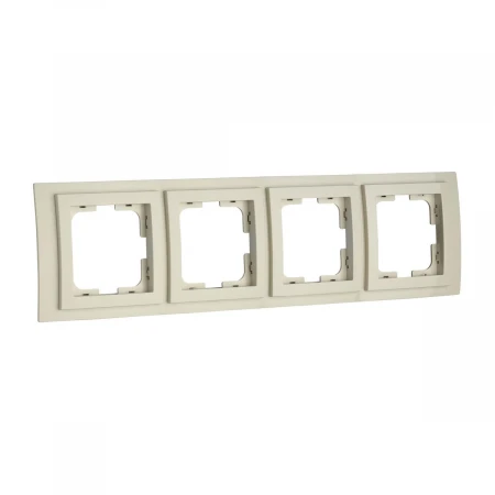 Рамка 4-постовая Mono Electric Larissa крем 103-171700-163