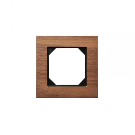 Рамка 1-постовая Liregus Epsilon орех 28-2251