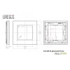 Рамка 1-постовая Liregus Epsilon сталь 28-2271 Рамка 1-постовая Liregus Epsilon сталь 28-2271