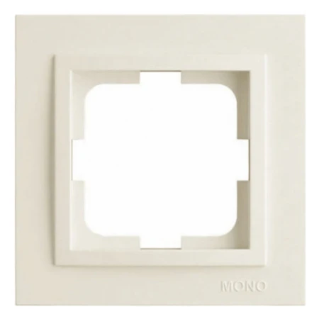 Рамка 1-постовая Mono Electric Despina слоновая кость 102-010000-160