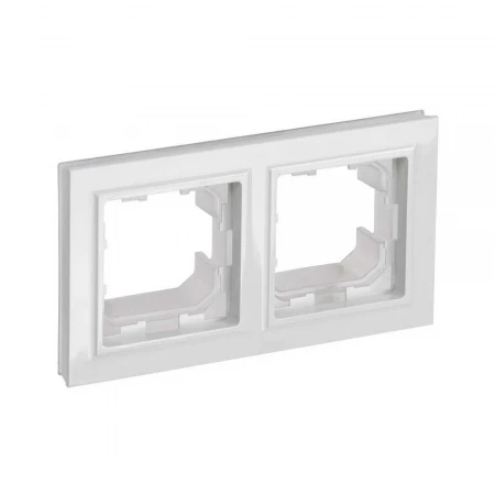 Рамка 2-постовая IEK Brite белая BR-M22-44-K01