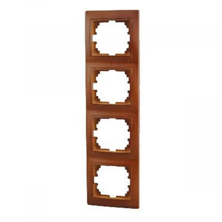 Рамка 4-ая вертикальная Lezard Mira сосна 701-0801-154