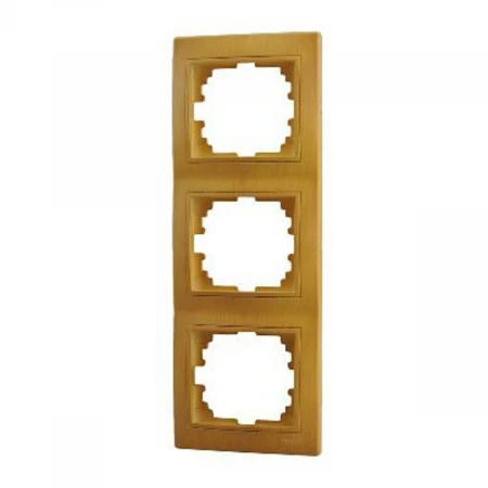 Рамка 3-ая вертикальная Lezard Mira ольха 701-0701-153