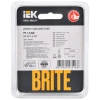 Рамка 1-постовая IEK Brite РУ-1-2-БрБ белая BR-M12-G-K01