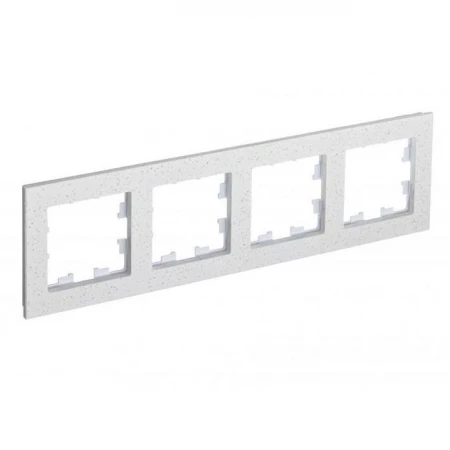 Рамка 4-постовая Systeme Electric AtlasDesign Nature крем роял ATN343104