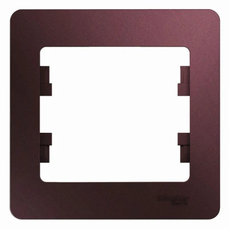 Рамка 1-постовая Systeme Electric Glossa баклажановая GSL001101