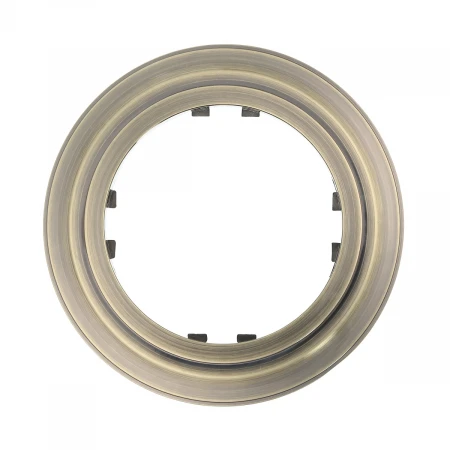 Рамка LK Studio 1-постовая круглая (бронза-электро) Vintage CLASSIC 889127-1