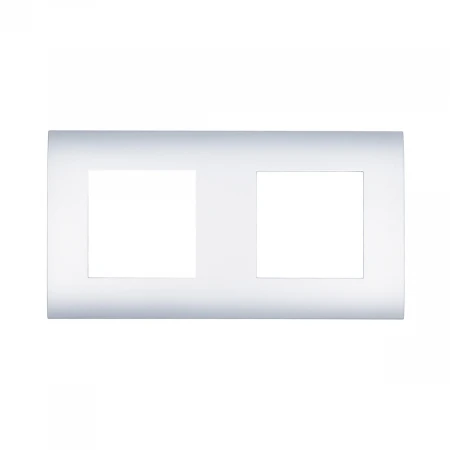Рамка LK Studio 2-постовая (серебристый металлик) LK45 854203-1