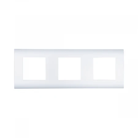Рамка LK Studio 3-постовая (серебристый металлик) LK45 854303-1
