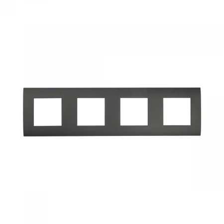 Рамка LK Studio 4-постовая (черный бархат) LK45 854408-1