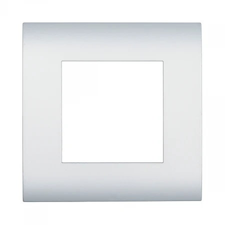 Рамка LK Studio 1-постовая (серебристый металлик) LK45 854103-1