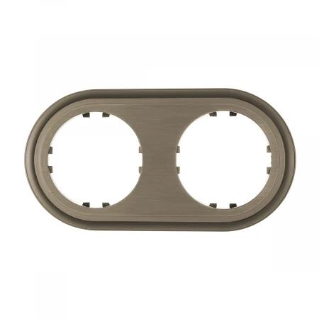 Рамка LK Studio 2-постовая круглая (бронза-электро) Vintage CLASSIC 889227-1