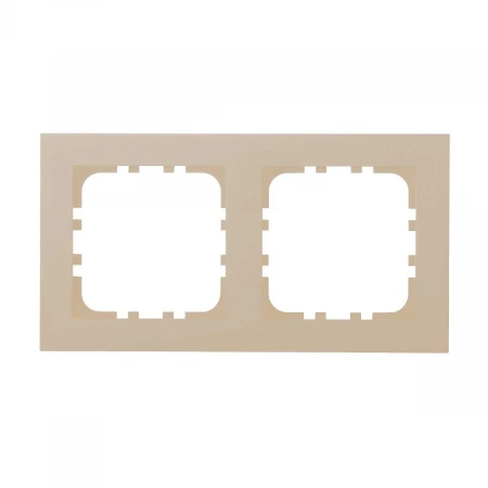 Рамка 2-постовая LK Studio (шампань) LK80 FLAT, 844206-1