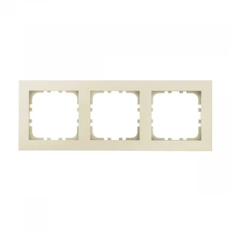 Рамка 3-постовая LK Studio (бежевый матовый) LK80 FLAT, 844302-1