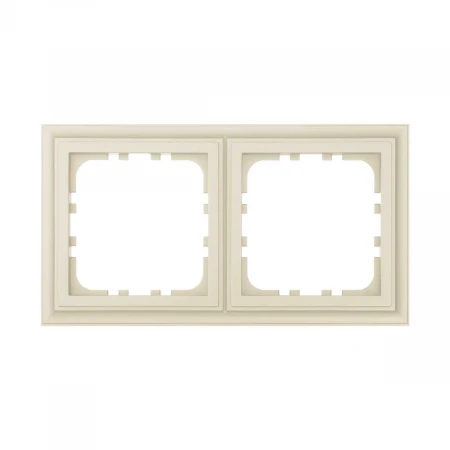 Рамка 2-постовая LK Studio (бежевый матовый) LK80 CLASSIC, 894202-1