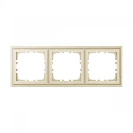 Рамка 3-постовая LK Studio (бежевый матовый) LK80 CLASSIC, 894302-1