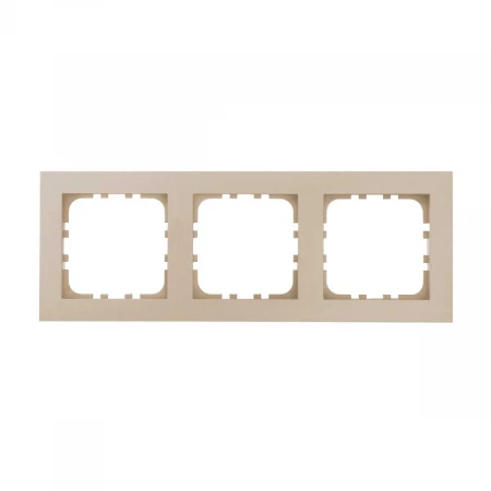 Рамка 3-постовая LK Studio (шампань) LK80 FLAT, 844306-1