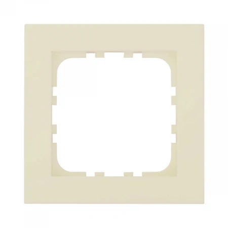 Рамка 1-постовая LK Studio (бежевый матовый) LK80 FLAT, 844102-1