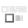 Рамка AMBRELLA VOLT AF220655 Рамка AMBRELLA VOLT AF220655