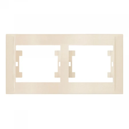 Рамка Makel 2-м Defne горизонт. крем. 42010702