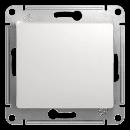 Выключатель одноклавишный Systeme Electric Glossa 10A 250V белый GSL000111