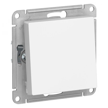 Переключатель одноклавишный Systeme Electric AtlasDesign 10A 250V белый ATN000161