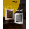 Выключатель одноклавишный Vesta-Electric Exclusive Champagne Metallic шампань FVK050202BSH
